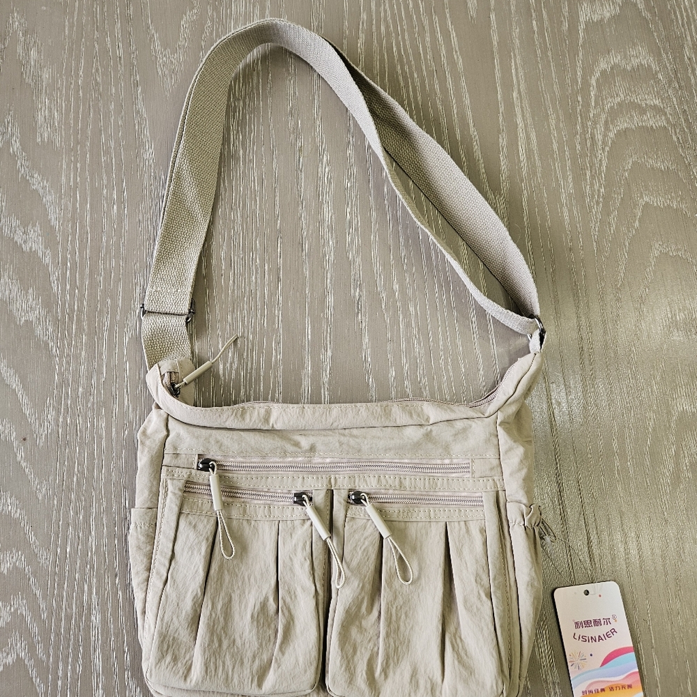Crossbody Bag Women Waterproofs Shoulder Handbag Purses Zipper Multi Pockets
